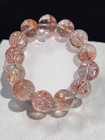 Natural   Super Rare Seven   Lepidocrocite Melody Stone Beads Bracelet 14mm Aaaa