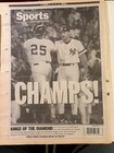 1996  10 27  Daily News Newspaper Ny Yankees Win World Series Paul O neill Cover