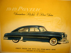 1949-pontiac Streamliner Deluxe 4-dr Sedan Dealership Showroom Poster Print-20 