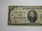  20 1929 Chicago Illinois National Currency Federal Reserve Bank Note Bill Vf