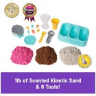 Kinetic Sand Scents  Ice Cream Treats Playset With 3 Colors Scented Play Sand   