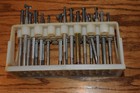 Vintage  Leather Working Tools 24 Pieces Leather Crafts Carving Tools And Stamps