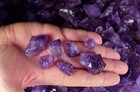 1 Pound Of A Grade Amethyst Rough From Brazil - Cutting  Cabbing  Tumble Rocks