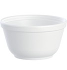 Dart 10b20 Foam Container 10 Oz Insulated White Eps Bowl 1 000 case