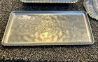Vintage Hammered Aluminum Serving Ware Lot 8 Pc Mcm Mixed Brands Usa England
