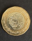 Mexico 20 Pesos Coin Unc Bicentenario Relaciones Diplomaticas Usa-mexico