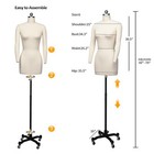 Female Sewing Mannequin  Size 6 Professional Dress Form For Display And Tailo   