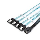 Internal Hdd Mini Sas Cable Sff-8643 To 4 Sata Connect To Hard Drive 1m