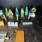 Imaginarium Wooden Railway 23pc Lot Figures People Trees Signs Lamps Thomas Brio
