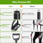 Broadfork Garden Tool - 55in Pitch Fork - 5-tine Heavy - 55in Large