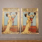 2189----1907-09 Lyric Theatre Programs Lot Of 5 Nyc