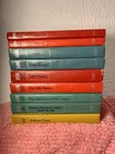 Vintage Children   s Classic Book Lot Decorative Spine Hard Cover Set Of 9
