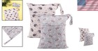 Lightweight Dual Compartment Wet Dry Bags - Ideal For Travel   Baby Items  2pcs