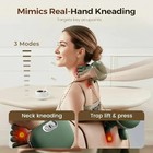 Electric Neck   Shoulder Massager With Heat Shiatsu 4d Kneading Pain Relief Top