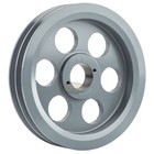 Cast Iron 8 75  Dual Groove Pulley Belt B Section 5l With 1-1 4  Sheave Bushing