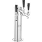 Vevor Triple Taps Draft Beer Tower Dispenser Stainless Steel Keg Beer Tower