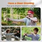 3 Pcs Slingshot Replacement Bands Heavy Duty Rubber Tubing Wrist Rocket Hunting