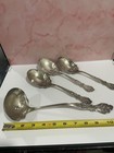 1906 Charter Oak Pattern Lot Of 4 Serving Pieces 1847 Rogers Silverplate Mono