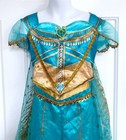 Disney Aladdin Princess Jasmin Two Piece Pretend Play Dress Up Costume Sz 4-6x