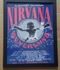 Nirvana - Nevermind Plat Award W-framed Flyer