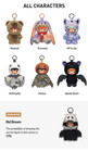 Pop Mart Hirono After Dark Series Plush Doll Pendant 