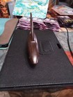 Vtg  Hand Carved Dark Brown Wooden Shark