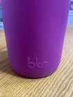Bkr Valentina Big Burgundy Glass Water Bottle Silicone Sleeve  32 Oz Bpa Free