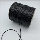 Waxed Cotton Cord Black Jewelry Making Thread 0 5-2mm Necklace Rope String