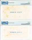 State Bank Ethiopia  100 Nd 1945  Front   Back Specimen Pmg  62 63 2 Pcs
