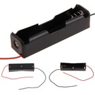 5pcs Battery Holder Case Box With 6  Wire Leads For 1s 18650 Li-ion Batteries