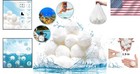 High Efficiency Pool Filter Balls  3 08lbs  - Reusable For Crystal Clear Water