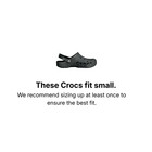 Crocs Adult Baya Clogs Black Unisex Slip On Lightweight Comfort Casual Shoes New