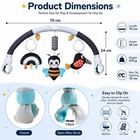 Hei Bee Baby Toy Arch With Hanging Toys For Stroller Crib Car Seat