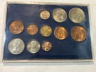 Uk   Great Britain 11pc  last Pound Coinage     first Decimal Coins  In Lens   2