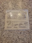 New Vintage Craftaid Plastic Templates Leather Carving Tooling  Lot Of  15 