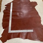 Rustic Brown Goat Leather Hide Soft 2-3oz Smooth Grain Craft Garment 5-7 Sq  Ft 