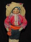Vintage Doll Folk Art Guatemalan Man Large 15  Handcrafted In Guatemala 1970 s