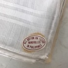 Vintage Men s White Handkerchiefs Handrolled Hem Unknown Monogram Lot Of 6 New