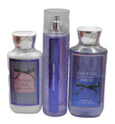 Bath   Body Works Cocktail Dress Mist Gel Lotion  3 Pack Set  Sealed 