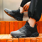 New Men   s Running Shoes Black   Grey   Lightweight Athletic Sneakers Trainers