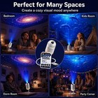 5d Holographic Star Projector 360  adjustable galaxy ocean Night Light W 24 Films