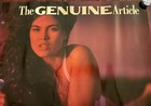 Vintage 28    X 20    Budweiser Beer Poster Sexy Model The Genuine Article 1992 