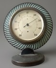 Vintage German Brass Thermometer