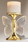 New In Box Bath   Body Works Illuminated Butterfly 3 Wick Light Up Candle Holder