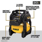 2 5 Gal  140 Psi Portable Cordless Air Compressor Flexvolt Advantage  tool Only 