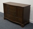 Vintage Antique Solid Mahogany Traditional Duncan Phyfe Style 50  Buffet Side   