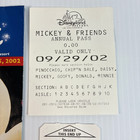 Vintage Disneyland Guide To The Magic Map  Park Hopper Ticket Plus Parking 2002