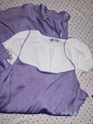 So Lavender Shimmer Slip Dress   White Baby Tee Set Xl Nwt