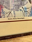 Vintage Signed Paul Brent Santa Rosa Moonlight Framed Art Wood Frame