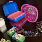 Kids Bento Box Food Art Mega Set - Sandwich Cutters Containers Paw Patrol Frozen